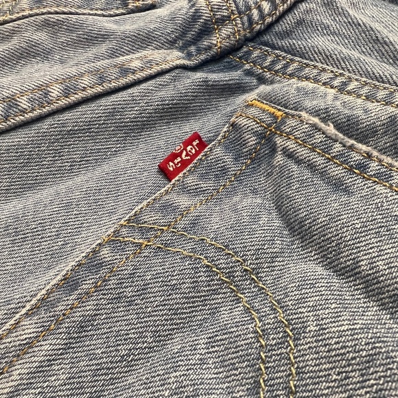 EUC Levi's [501] High-Rise Denim Cutoff Blue Jean Shorts + Button Fly | 30 · 10 - Picture 12 of 15